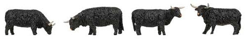 Faller HO 151957 Highland Cattle, Black (4)