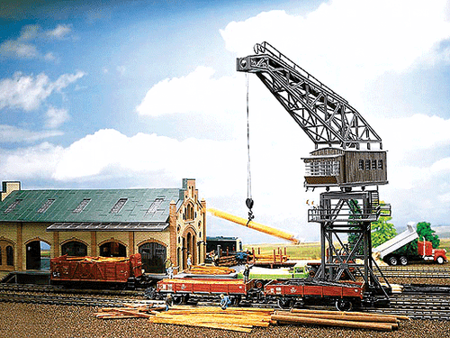 Faller HO 120162 Gantry Crane, 13-3/8 x 2-1/4"