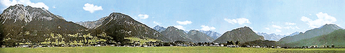 Faller 180516 Oberstdorf Background Scene, 114 x 18"