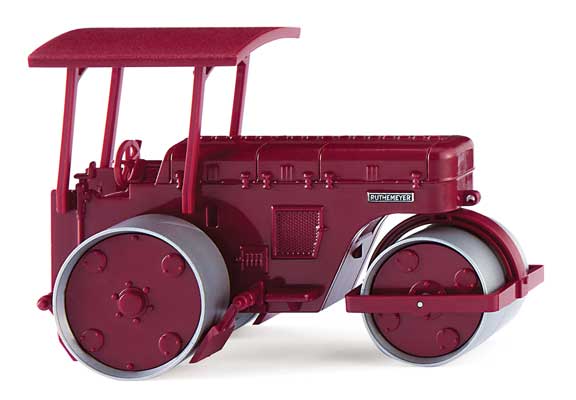 Wiking HO 89805 1956 Bolling Ruthemeyer Road Roller, Red