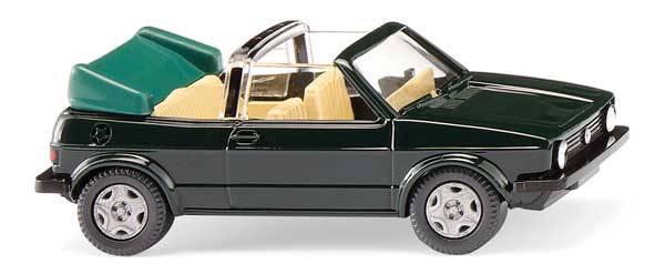 Wiking HO 4605 1979-1992 Volkswagen Golf I Convertible, Black