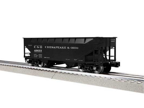 Lionel O 2442309 AAR 2-Bay Offset Hopper, 3-Rail, Chesapeake & Ohio