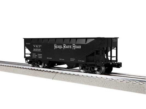 Lionel O 2442329 AAR 2-Bay Offset Hopper, 3-Rail, Nickel Plate Set