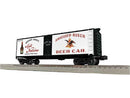 Lionel O 2442202 Wood Reefer with Vertical Siding, 3-Rail, Anheuser-Busch Malt Nutrine