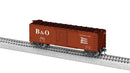 Lionel HO 2454020 40' Steel Boxcar, Baltimore & Ohio