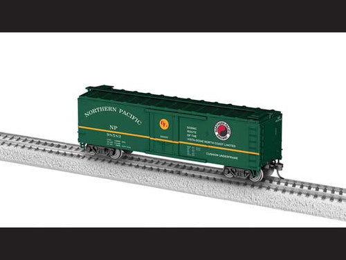 Lionel HO 2454390 40' Steel Flat-End Boxcar, Northern Pacific