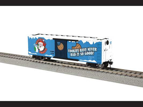 Lionel HO 2454360 40' Steel Reefer, Santa's Choice Milk