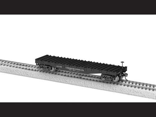 Lionel HO 2454420 40' Steel-Deck Steel Mill Flatcar, Carnegie Steel