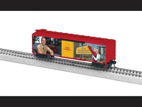 Lionel HO 2454560 40' Steel Flat-End Boxcar, Mister Rogers Neighborhood (It's a Beautiful Day)