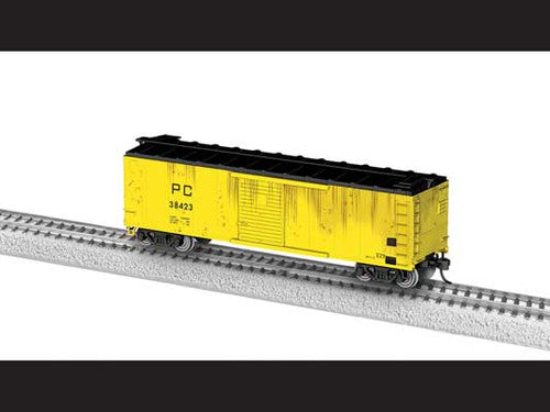 Lionel HO 2454700 40' Steel Flat-End Boxcar, Penn Central