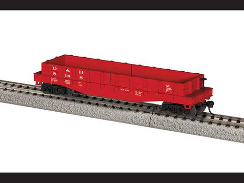 Lionel HO 2454260 40' Flatcar with Wood Sides (Gondola), Delaware & Hudson