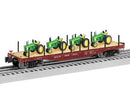 Lionel O 2426140 40' Flatcar with Tractor Load, 3-Rail, Milwaukee Road