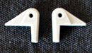 Hi-Tech Details HO 6021 EMD Lifting Lugs for E & F Units 2 Pair, Santa Fe Style for Rear