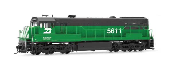 Rivarossi HR2887S GE U25C - ESU LokSound 5 and DCC -- Burlington Northern