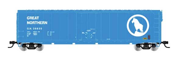 RIVAROSSI HR6634B 50' Plug-Door Boxcar No Roofwalk - Ready to Run -- Great Northern