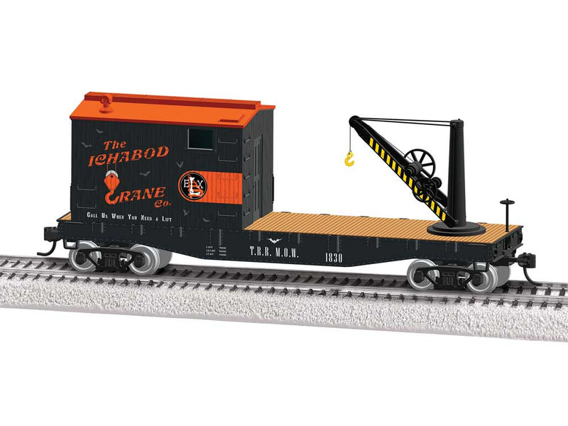 PREORDER Lionel HO 2-654450 Work Crane, Ichabod Crane Co. Halloween #1
