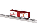 PREORDER Lionel HO 2-654160 40' Steel Flat-End Plug-Door Reefer/Boxcar, Budweiser (150th Anniversary, white, red)