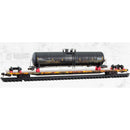 PREORDER Micro-Trains N 071144941 89' Tofc Flat Car With Wrecked Tank Car Load Kit, TTX