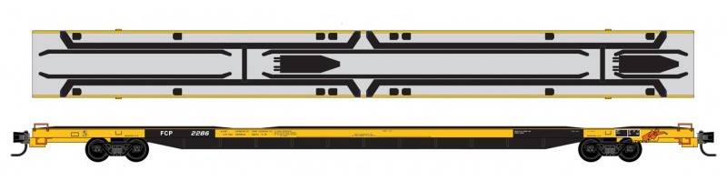 Micro-Trains N 07200050 89' COFC Flat Car, Ferrocarril del Pacifico