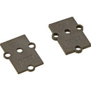 Kadee O 851 #851 O Scale Plastic Shims, For #817 or #819 Gearbox 1/16 & 1/32" (black) 8 of Each