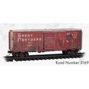 PREORDER Micro-Trains N 073144360 40' Single Door Box Car, Great Northern