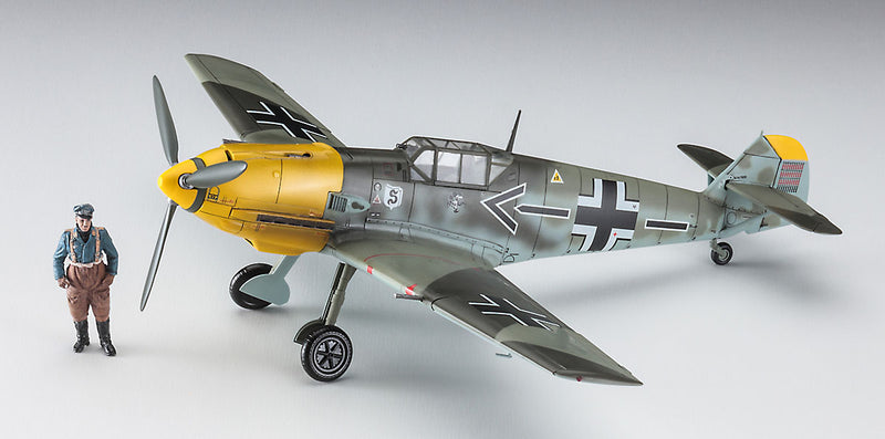 Hasegawa Models 7500 Messerschmitt Bf109E-4/N “Garland” w/figure 1:48 SCALE MODEL KIT