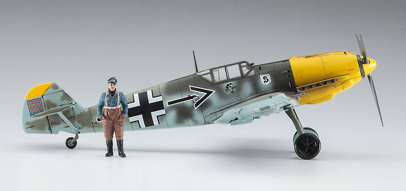 Hasegawa Models 7500 Messerschmitt Bf109E-4/N “Garland” w/figure 1:48 SCALE MODEL KIT