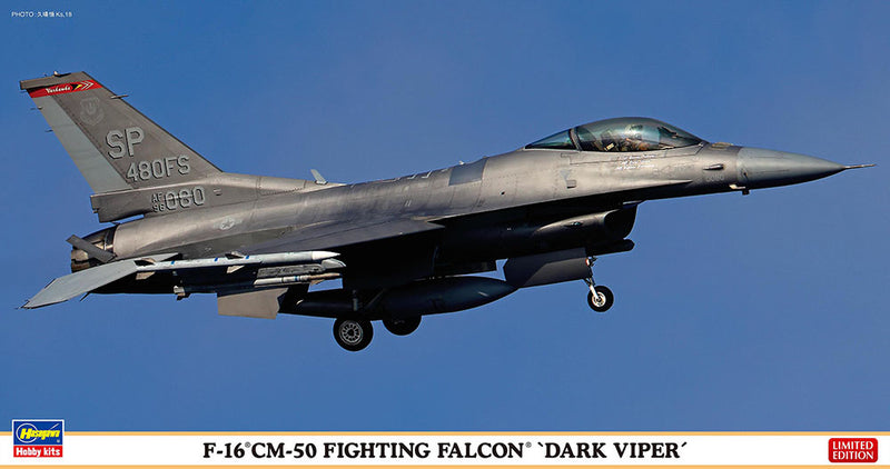 Hasegawa Models 7522 F-16CM-50 Fighting Falcon “Dark Viper” 1:48 SCALE MODEL KIT