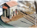 Bar Mills Scale Model Works HO 0792 Twin Crossing Shack Kits (2-Pack)
