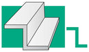 Evergreen Scale Models 5756 Z Channel Styrene Strip Economy Pack 14" x .188" (15)