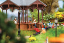 Faller HO 130653 Music Pavilion Bandstand Kit, 3-5/16 x 3-5/16 x 2-7/8" 8.4 x 8.4 x 7.3cm
