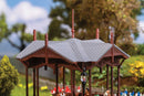 Faller HO 130653 Music Pavilion Bandstand Kit, 3-5/16 x 3-5/16 x 2-7/8" 8.4 x 8.4 x 7.3cm