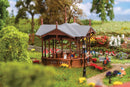 Faller HO 130653 Music Pavilion Bandstand Kit, 3-5/16 x 3-5/16 x 2-7/8" 8.4 x 8.4 x 7.3cm