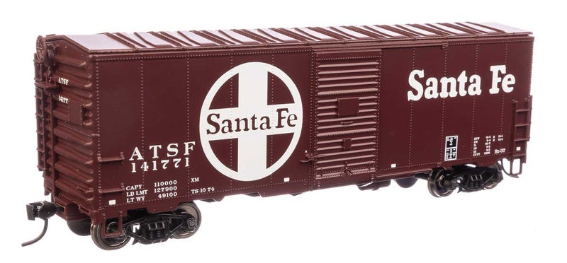 WalthersMainline 910-1202 40' Association of American Railroads Modernized 1948 Boxcar - Ready to Run -- Santa Fe