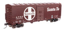 WalthersMainline 910-1202 40' Association of American Railroads Modernized 1948 Boxcar - Ready to Run -- Santa Fe