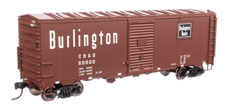 WalthersMainline 910-1205 40' Association of American Railroads Modernized 1948 Boxcar - Ready to Run -- Chicago, Burlington & Quincy