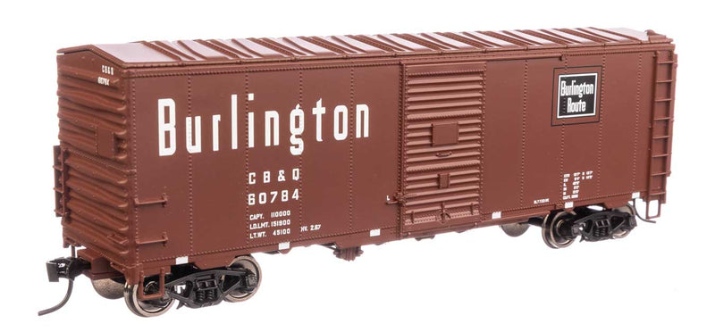 WalthersMainline 910-1206 40' Association of American Railroads Modernized 1948 Boxcar - Ready to Run -- Chicago, Burlington & Quincy