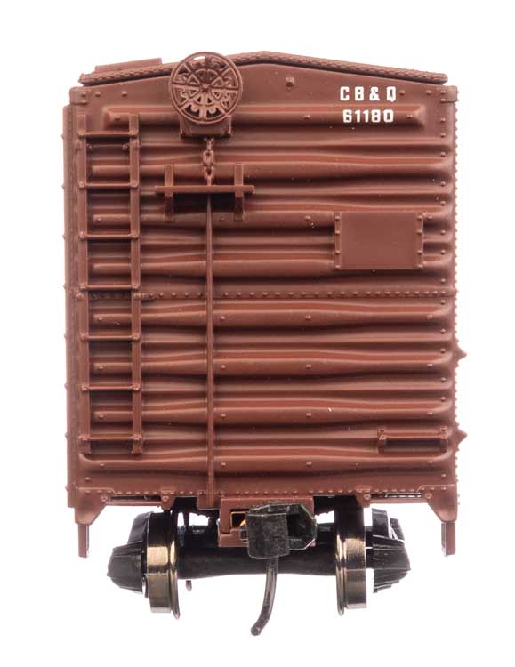 WalthersMainline 910-1207 40' Association of American Railroads Modernized 1948 Boxcar - Ready to Run -- Chicago, Burlington & Quincy