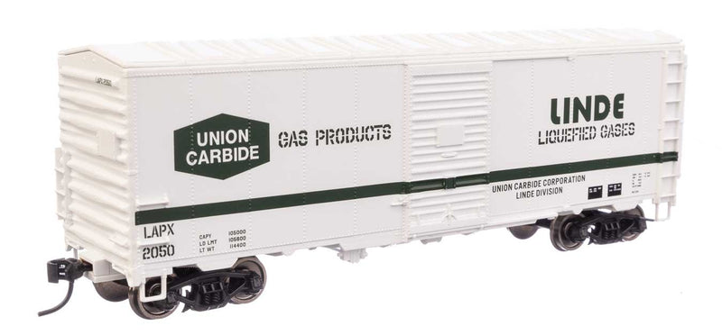 WalthersMainline 910-1209 40' Association of American Railroads Modernized 1948 Boxcar - Ready to Run -- Linde Gas LAPX