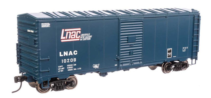 WalthersMainline 910-1211 40' Association of American Railroads Modernized 1948 Boxcar - Ready to Run -- Louisville, New Albany & Corydon LNAC