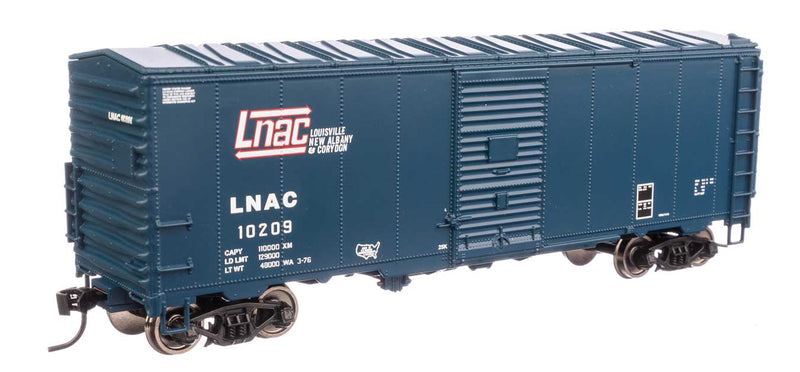 WalthersMainline 910-1212 40' Association of American Railroads Modernized 1948 Boxcar - Ready to Run -- Louisville, New Albany & Corydon LNAC