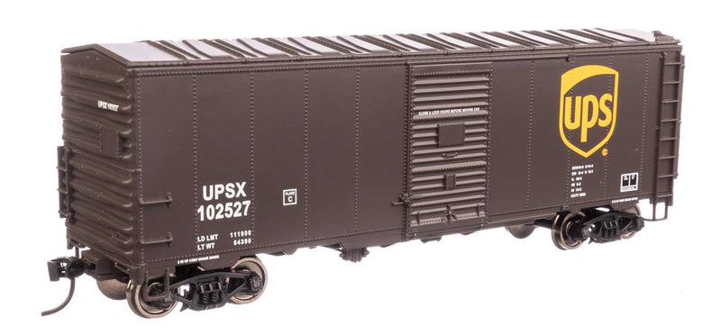 WalthersMainline 910-1218 40' Association of American Railroads Modernized 1948 Boxcar - Ready to Run -- United Parcel Service(R)