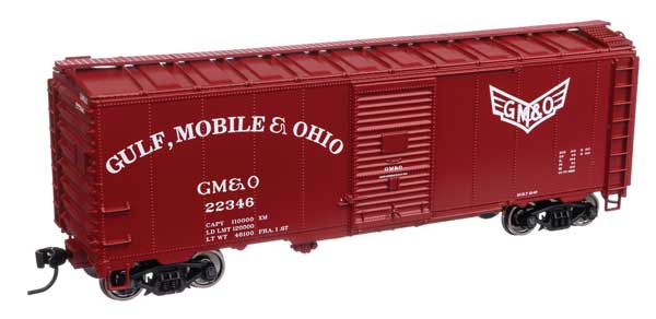 WalthersMainline 910-1360 40' Association of American Railroads 1944 Boxcar - Ready to Run -- Gulf, Mobile & Ohio