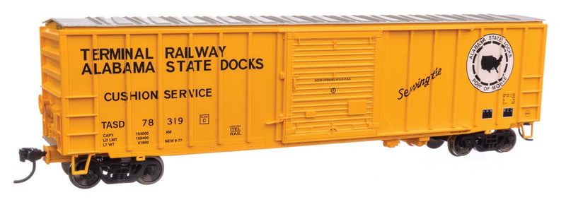 WalthersMainline 910-1873 50' ACF Exterior Post Boxcar - Ready to Run -- Terminal Railway Alabama State Docks TASD