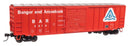 WalthersMainline 910-1876 50' ACF Exterior Post Boxcar - Ready to Run -- Bangor & Aroostook BAR