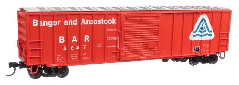 WalthersMainline 910-1877 50' ACF Exterior Post Boxcar - Ready to Run -- Bangor & Aroostook BAR