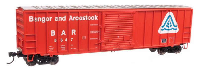 WalthersMainline 910-1877 50' ACF Exterior Post Boxcar - Ready to Run -- Bangor & Aroostook BAR