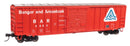 WalthersMainline 910-1879 50' ACF Exterior Post Boxcar - Ready to Run -- Bangor & Aroostook BAR
