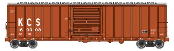 WalthersMainline 910-1883 50' ACF Exterior Post Boxcar - Ready to Run -- Kansas City Southern