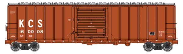 WalthersMainline 910-1881 50' ACF Exterior Post Boxcar - Ready to Run -- Kansas City Southern